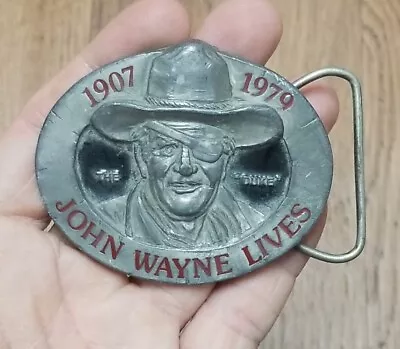 John Wayne Lives 1907-1979  The Duke  Buckles Of America Belt Buckle BA-172 USA • $14.99