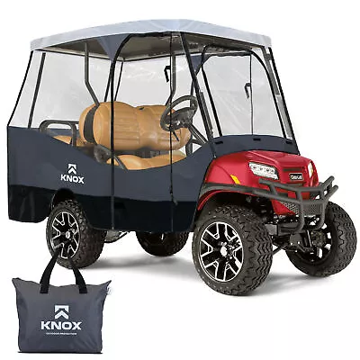 KNOX 2+2 Seater Golf Cart Enclosure 58 -60  Roof Transparent Golf Cart Storage • $92.99