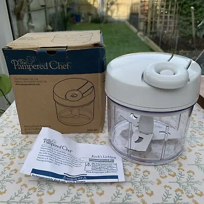 The Pampered Chef Manual Food Processor Vegetable Hand Chopped Food Prep  • £15