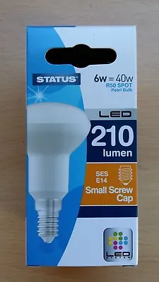 4 X 6w LED Spotlight Reflector Light Bulb R50 SES Small Screw In E14 40w Value • £11.49