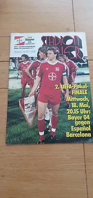 1988 UEFA CUP FINAL Bayer Leverkausen  V Espanol • $26.11