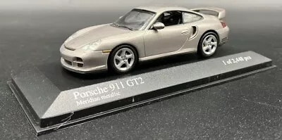 Minichamps 1/43 Porsche 911 GT2 2001 Grey Metallic 430080125 • $47.99