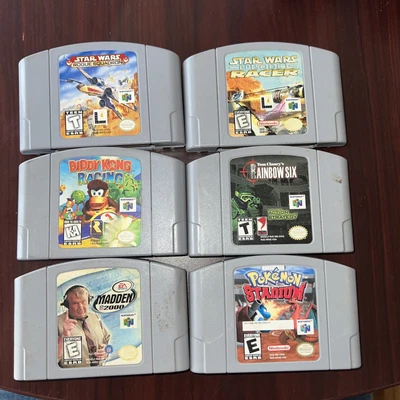 $80 • Buy N64 Game Lot Tested Authentic Carts!