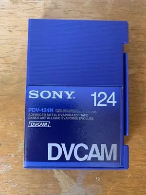 New Sony DVCAM PDV-124N Advanced ME 124 Mins Cassette Tape • $15