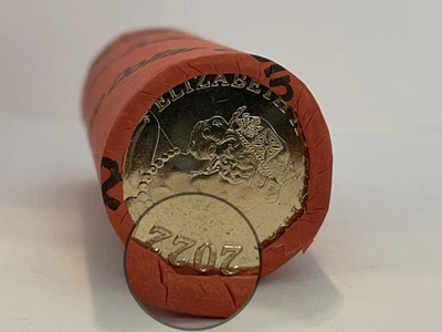 $55 • Buy 2022 Australian $1 Dollar, UNC, JC Effigy Security Roll, H/T.