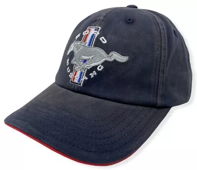 Ford Mustang Men's Official Licensed Chemical Washed Embroidered Hat Cap - Navy • $19.99