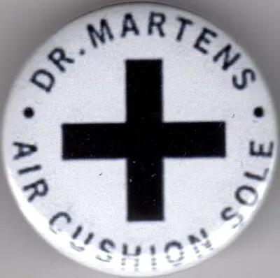 DR MARTENS Pin Button Badge 25mm - DOCS - SKINHEAD - TROJAN VESPA LAMBRETTA  MOD • £1.40