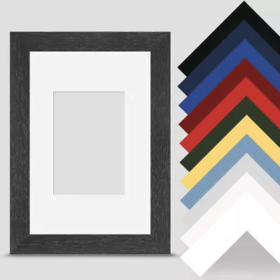 Grey Photo Frame 6x4 With Mount 3.5x2.5 Print Various Colours ACEO Print Art • £7.95