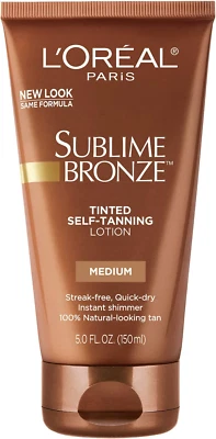 £21.51 • Buy L'Oreal Paris Sublime Bronze Tinted Self-Tanning Lotion Light Medium 145 Ml