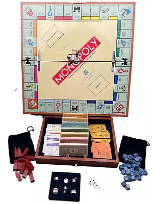 Michael Graves Design Monopoly Game Special Edition Wood Box Board Storage • $69.99