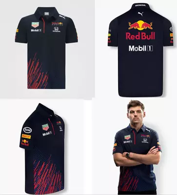 £18.90 • Buy Racing T-shirt Red Bull Sport Men Short-sleeved Shirt Leisure 2023 Tops Gift 3XL