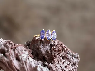 AAA Tanzanite 9k Gold Ring • £179