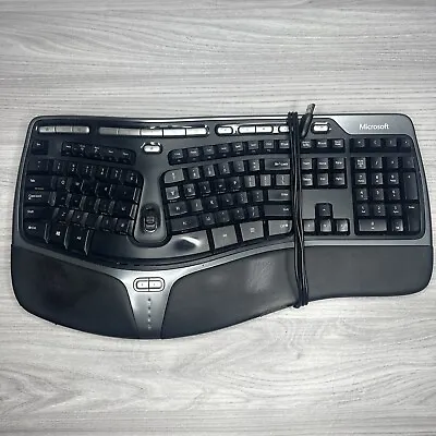 Microsoft Natural Ergonomic Keyboard 4000 V1.0 KU-0462 Model 1048 USB Wired • $54.97