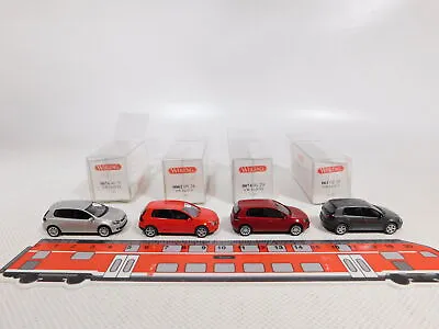 DP671-0 5 #4x Wiking H0 1:87 VW Golf 0061 05 28 061 02 28 V 0074 VI Mint +Box • $56.34