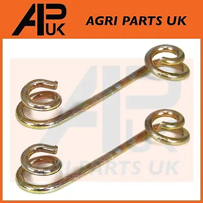 2x Bonnet Catch Retainer Clip Springs For Massey Ferguson 35 133 135 148 Tractor • £7.99