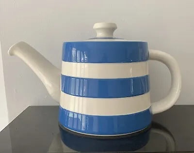 £49.99 • Buy T.g.green Cornishware Large Oversized Rosie Teapot Blue Striped
