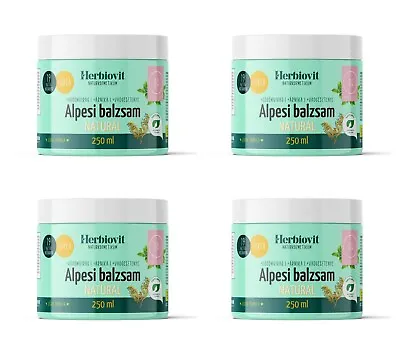 Herbiovit Vegan Alpine Balm Ultimate Herbal Skin Care Solution - 4 X 250ml • $104.99