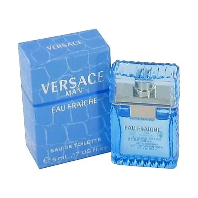 Versace Man Eau Fraiche 0.17 Oz Mini EDT New In Box - Gianni Versace Cologne • $16.95