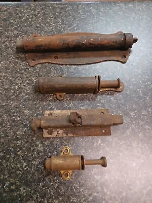 Lot Of 4 Vintage Door Holder Spring Plunger Stop Foot Operated • $69.99