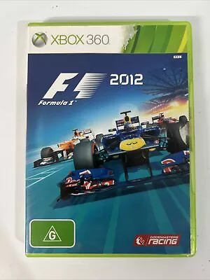 F1 2012 Formula 1 (Microsoft Xbox 360 2012) Xbox 360 Game - Manual - GC • $14.48