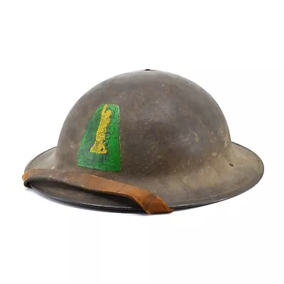 WWI M1917 Helmet With Original Hand-Painted 77th Infantry Division Markings • $220