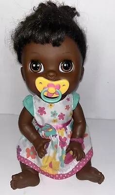 Baby Alive Real Surprises Talking Baby Doll 2012 English & Spanish Brown Black • $29.99