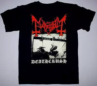 Mayhem Deathcrush T-Shirt Short Sleeve Black Cotton Unisex Size S-2XL • $21.99