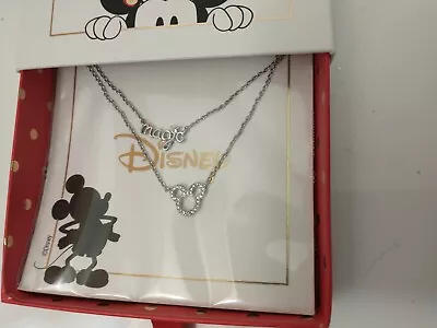 Mickey Mouse Magic Silver Necklace Keep Collective New In Box Delicate Chain  • $14.57