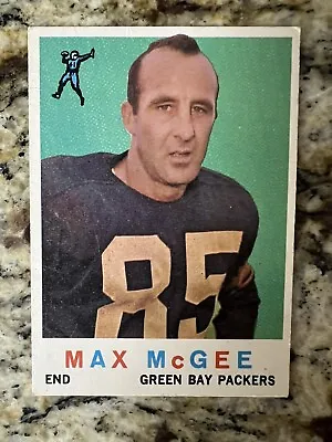 1959 Topps #4 Max McGee • $8