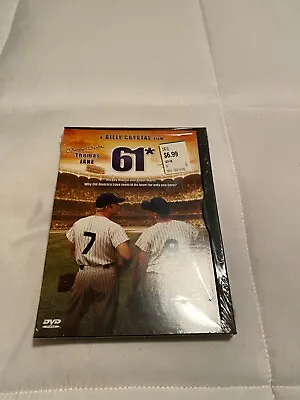 61* (DVD) Thomas Jane Barry Pepper! Mickey Mantle & Roger Maris Story! NEW • $6.62