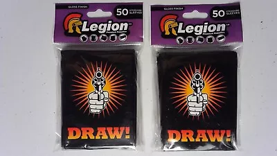 Draw! Standard Card Sleeves (100) By Legion ***NEW** Magic The Gathering Pokemon • $4.56