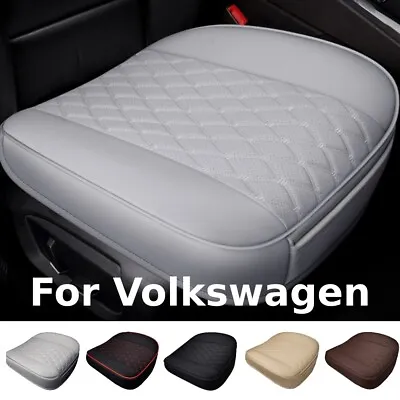 For Volkswagen Car Front Seat Cover PU Leather Full Surround Cushion Protector • $15.99