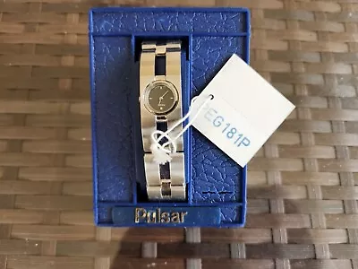 Pulsar  Vintage Ladies Gold Plated Wrist Watch New Never Worn • $25