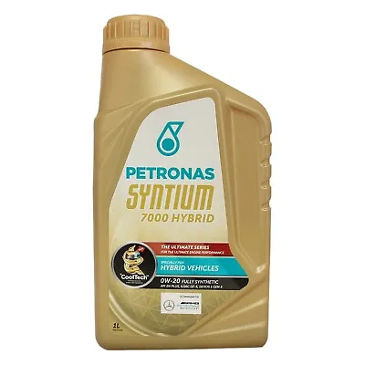 £11.95 • Buy PETRONAS Syntium 7000 Hybrid 0W-20 0W20 Fully Synthetic Engine Oil - 1 Litre 1L