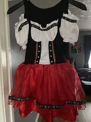 £8 • Buy Women Oktoberfest Dirndl Beer Maid Costume German Bavarian Outfit 12-14