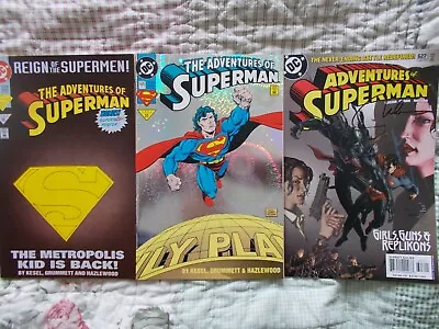 £7.50 • Buy 3 X DC Comics – Superman – Adventures Of Superman (1 X Signed)