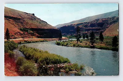 Postcard Washington Yakima WA Ellensburg River Highway 1959 Posted Chrome  • $4