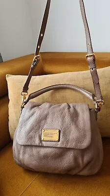 Marc By Marc Jacobs Classic Q Lil Ukita Taupe Leather Shoulder Bag  • £150