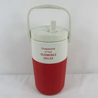 Oldsmobile Dealer Coleman Chiller Portable Cooler Water Jug Vintage Thermos 1984 • $24.99