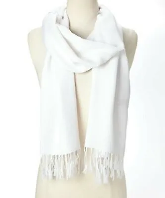 Soft Silk Shawl Wrap Women Pashmina Solid Scarf Stole Cashmere Wool Ladies Scarf • $8.99
