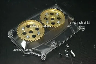 Clear Timing Cover Cam Gear Pulley Camshaft Levin AE86 Corrolla MR2 MK1 4AGE 16V • $133.52