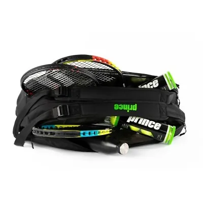 Prince Tour 6 Tennis Racket Bag Black Green Hodall • £89.69