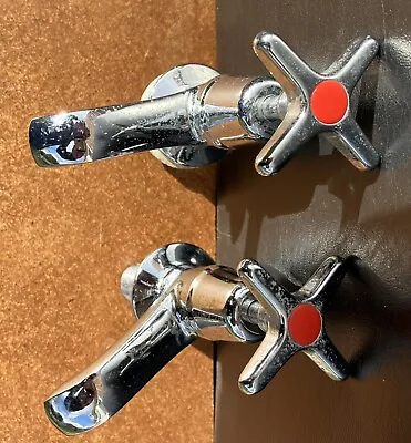 £25 • Buy 2 Vintage Pegler Hot Faucet/ Tap Brand 5/8 “  Rubber Washer & Valves New Unused