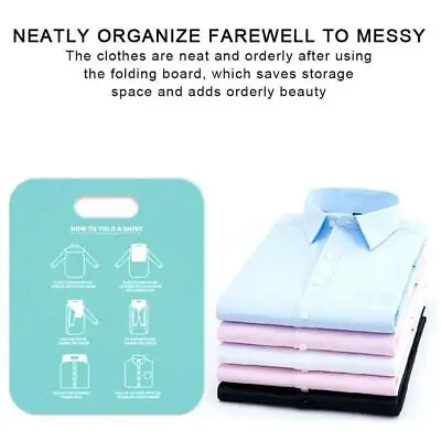 Household T-Shirt Folding Board Folder Clothes Large Organizer Access • £4.97