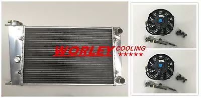 TOP-FILL RADIATOR +Two Fans For VW GOLF MK1/CADDY/ SCIROCCO GTI SPEC 1.6 1.8 New • $208