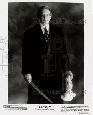 1990 Press Photo David Cronenberg As Dr. Decker In  Nightbreed  Movie • $24.88