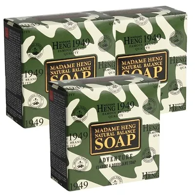 Soap Madame Heng 1949 Natural Balance Adventure Clarify Deodorant Relax 150g.x3 • $43.90