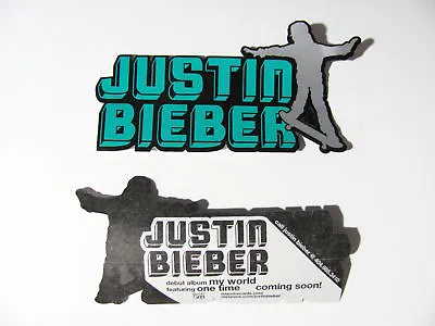 Justin Bieber My World One Time Amp Bike Board Sticker  • $3.16