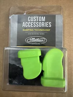 Mathews Dampers Bow String Suppressor Dampening  GREEN 80512 • $14.95