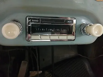 NEW Car Radio Vintage Look Becker Style PORSCHE 356 AM FM IPod With IVORY Knobs • $219